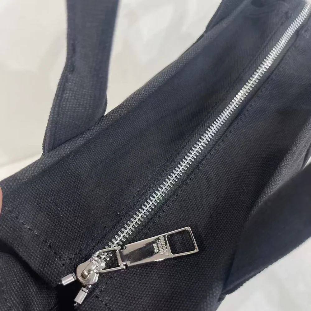 Marc Jacobs Black Canvas 'The Tote Bag' Messenger